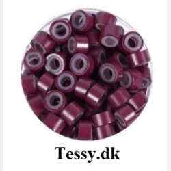 Silicone lined Micro ring Burgundy 