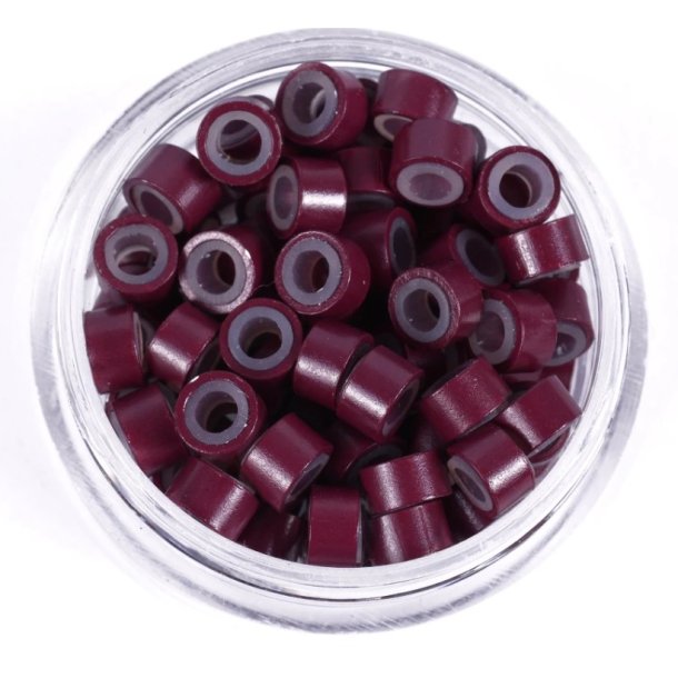 Silicone lined Micro ring Burgundy 