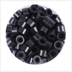 Silicone Lined Micro Ring Black 