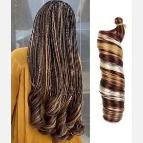 French Curly Braiding Hair