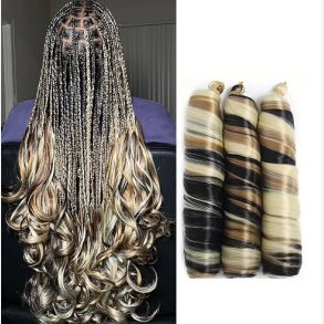 French Curly Braiding Hair