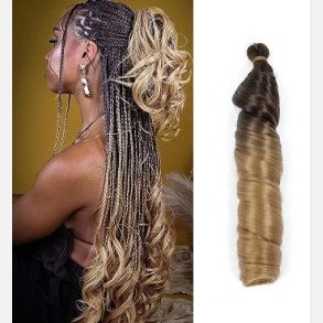 French Curly Braiding Hair