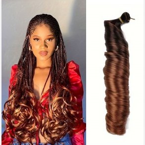 French Curly Braiding Hair