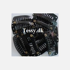 10pcs 32mm Black U Shape Snap Metal hair Clips