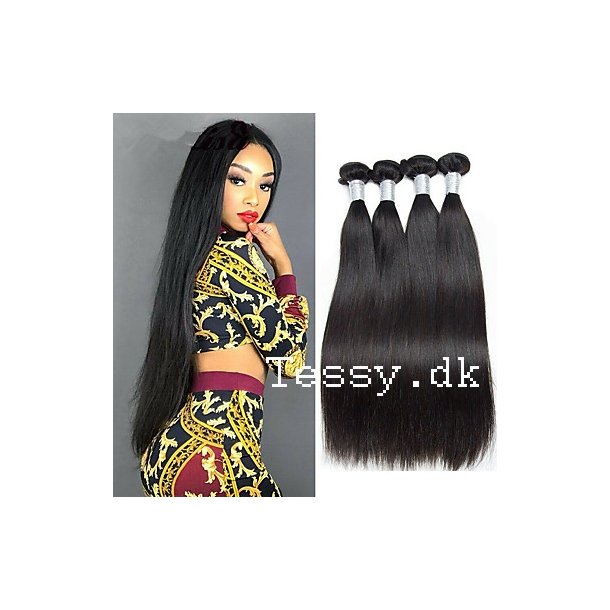 Brazilian Straight Human Hair Extension Weft Hair 60cm ( 24 Inches )