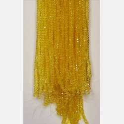 Nr. 9  Mnegul Facet slebne glas perler i 4 x 6 mm.