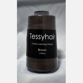 Cotton weaving thread 300 m Brown