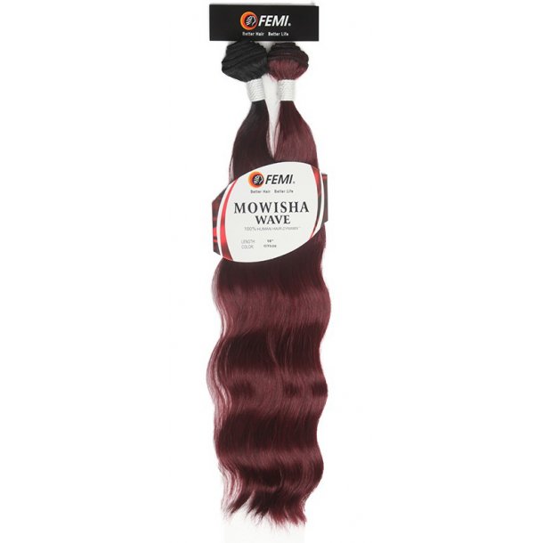 Unique design colored synthetic hair extensions 2pcs 18 inches color OT530#