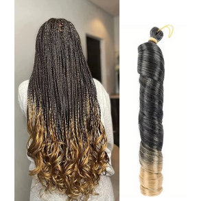 French Curly Braiding Hair