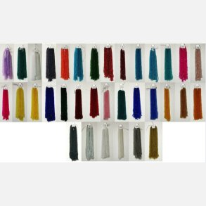  Facet slebne glas perler i 4 x 6 mm. Alle farver i alt 35 farver x 100 stk