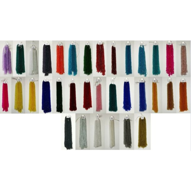  Facet slebne glas perler i 4 x 6 mm. Alle farver i alt 36 farver x 100 stk
