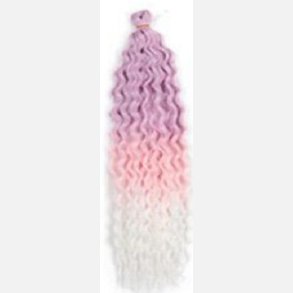 Mermaid waving crochet #A11/Purple/pink/60
