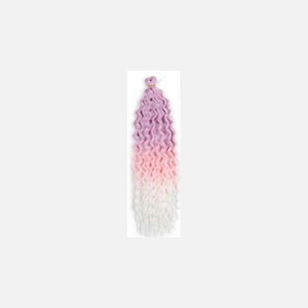 Mermaid waving crochet #A11/Purple/pink/60