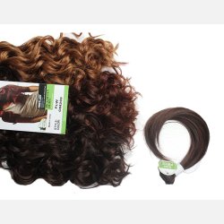 Synthetic hair weft 10" 12" 14" 16" +BANGPIECE+CLOSURE