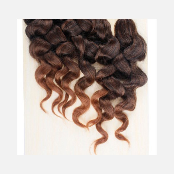 Synthetic hair Natural Loose Wave 4 pcs 18" 18" 16" 16"  color T1B/30