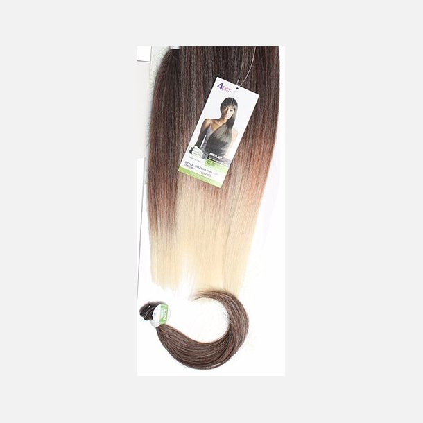 Synthetic hair weft 12" 14" 16" 18" +BANGPIECE+CLOSURE