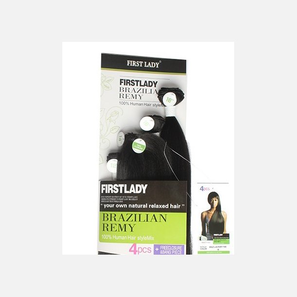 Synthetic hair weft 12" 14" 16" 18" +BANGPIECE+CLOSURE