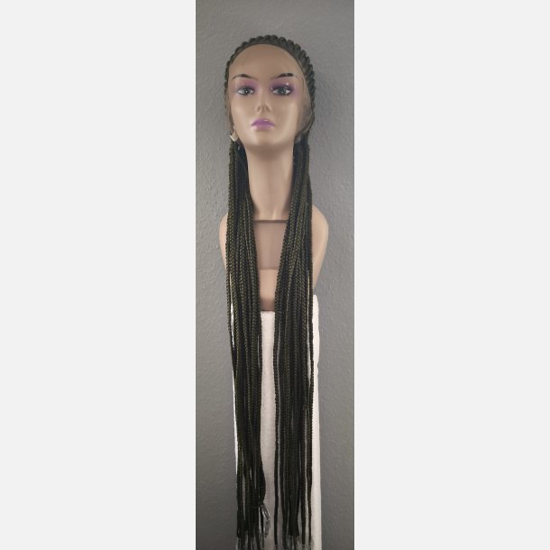 Parykker / wigs Oliven  med perler