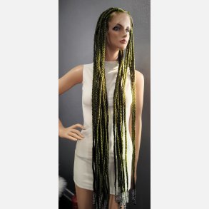 Parykker / wigs Oliven  med perler