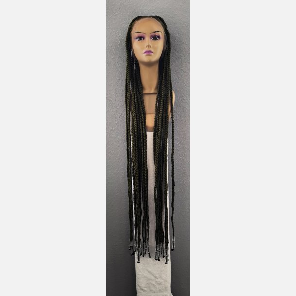 Parykker / wigs Oliven  med perler